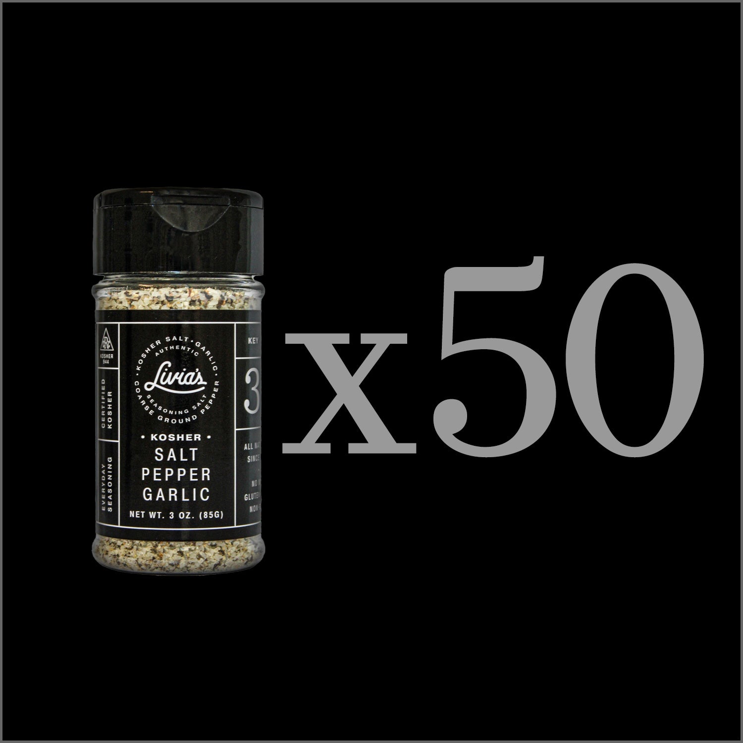 Livia’s 3.0oz Case of 50 - NOW AVAILABLE